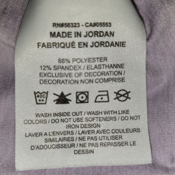 Nike Running Women's Reflective Long Sleeved Shirt Lavender Sz M - Picture 8 of 9